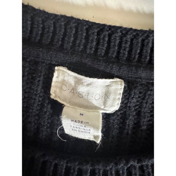 Caslon Ribbed Knit Sweater With Side Zippers Size M - Picture 5 of 5